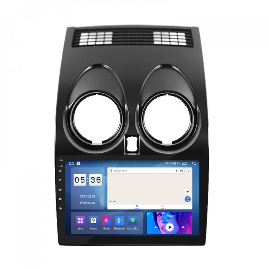 Штатная магнитола Lesko для Nissan Qashqai I Рестайлинг 2010-2013 экран 9" 4/64Gb CarPlay 4G Wi-Fi GPS Prime