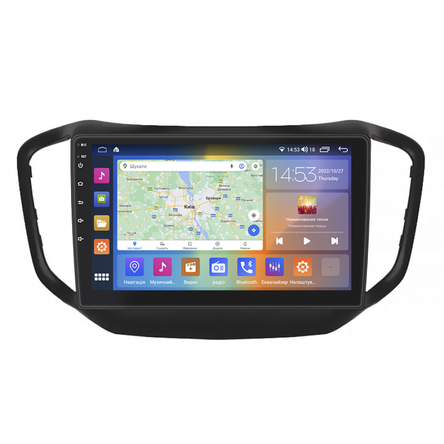 Штатная магнитола Lesko для Chery Tiggo 5 I Рестайлинг 2016-2020 экран 10" 2/32Gb CarPlay 4G Wi-Fi GPS Prime