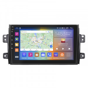 Штатная магнитола Lesko для Suzuki SX4 I (Classic) Рестайлинг 2009-2014 экран 9" 2/32Gb CarPlay 4G Wi-Fi GPS Prime