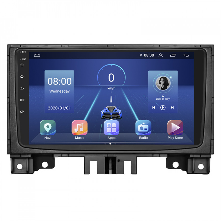 Штатная магнитола Lesko для Volkswagen Crafter I Рестайлинг 2011-2017 экран 9" 4/64Gb 4G Wi-Fi GPS Top