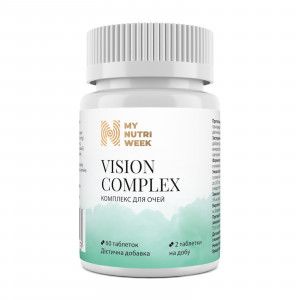 Комплекс для очей, Vision Complex, My Nutri Week, 60 таблеток