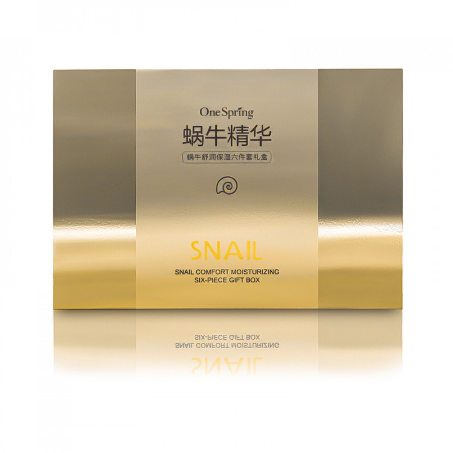 Набор по уходу за лицом ONE SPRING Snail Repair&Brightening с муцином улитки 6 в 1