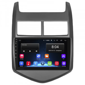 Штатная магнитола Lesko для Chevrolet Aveo II 2011-2020 экран 9" 2/32Gb Wi-Fi GPS Base