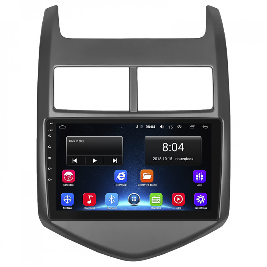 Штатная магнитола Lesko для Chevrolet Aveo II 2011-2020 экран 9" 2/32Gb Wi-Fi GPS Base