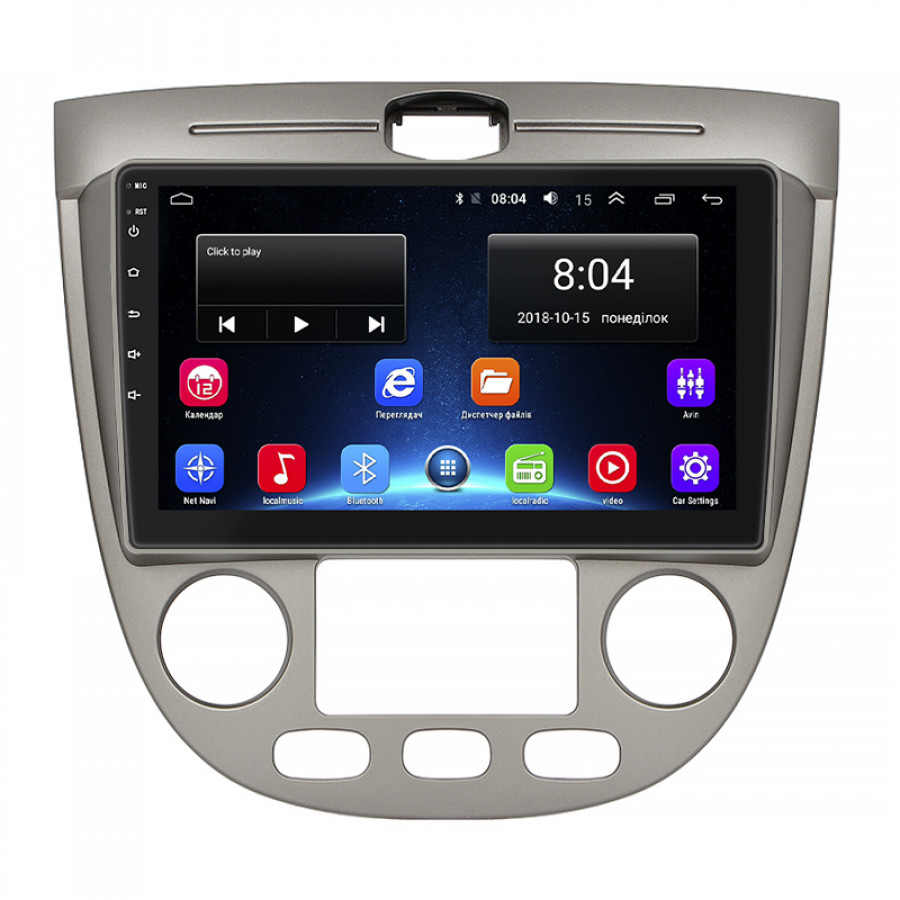 Штатная магнитола Lesko для Chevrolet Nubira Auto AC 2003-2010 экран 9" 2/32Gb Wi-Fi GPS Base