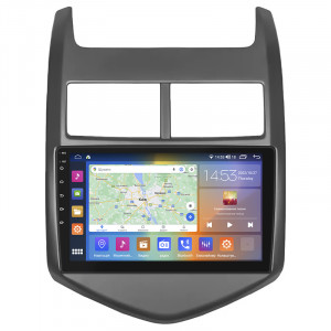 Штатная магнитола Lesko для Chevrolet Aveo II 2011-2020 экран 9" 2/32Gb CarPlay 4G Wi-Fi GPS Prime