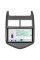 Штатная магнитола Lesko для Chevrolet Aveo II 2011-2020 экран 9" 4/64 QLED CarPlay 4G Wi-Fi GPS 360 Prime
