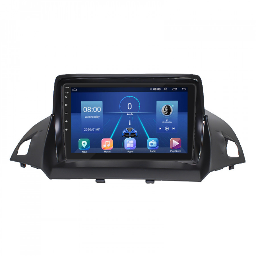 Штатная магнитола Lesko для Ford Escape III 2012-2015 экран 9" 4/32Gb 4G Wi-Fi GPS Top