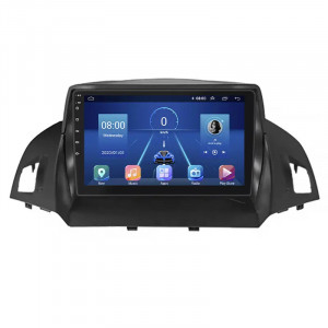 Штатная магнитола Lesko для Ford Kuga II Рестайлинг 2016-2019 экран 9" 2/32Gb 4G Wi-Fi GPS Top