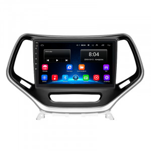 Штатная магнитола Lesko для Jeep Cherokee V (KL) 2013-2018 экран 10" 2/32Gb Wi-Fi GPS Base
