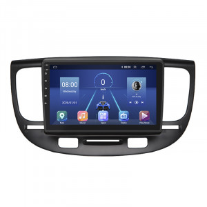 Штатная магнитола Lesko для Kia Rio II Рестайлинг 2009-2011 экран 9" 2/32Gb 4G Wi-Fi GPS Top