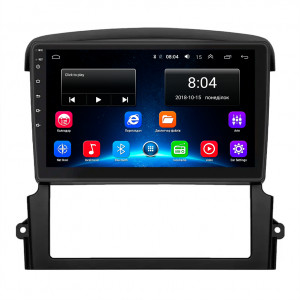 Штатная магнитола Lesko для Kia Sorento I Рестайлинг 2006-2011 экран 9" 2/32Gb Wi-Fi GPS Base