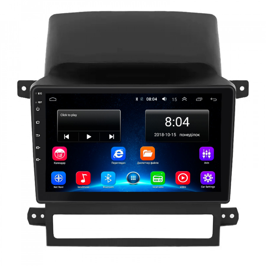 Штатная магнитола Lesko для Chevrolet Captiva I 2006-2011 экран 9" 2/32Gb Wi-Fi GPS Base