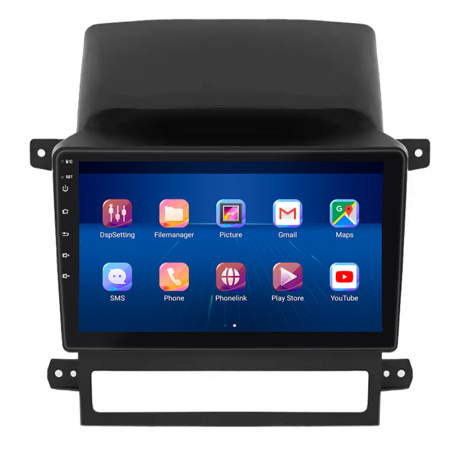Штатная магнитола Lesko для Chevrolet Captiva I 2006-2011 экран 9" 4/64Gb 4G Wi-Fi GPS Top