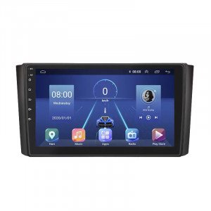 Штатная магнитола Lesko для SsangYong Rexton II 2006-2012 экран 9" 6/128Gb 4G Wi-Fi GPS Top