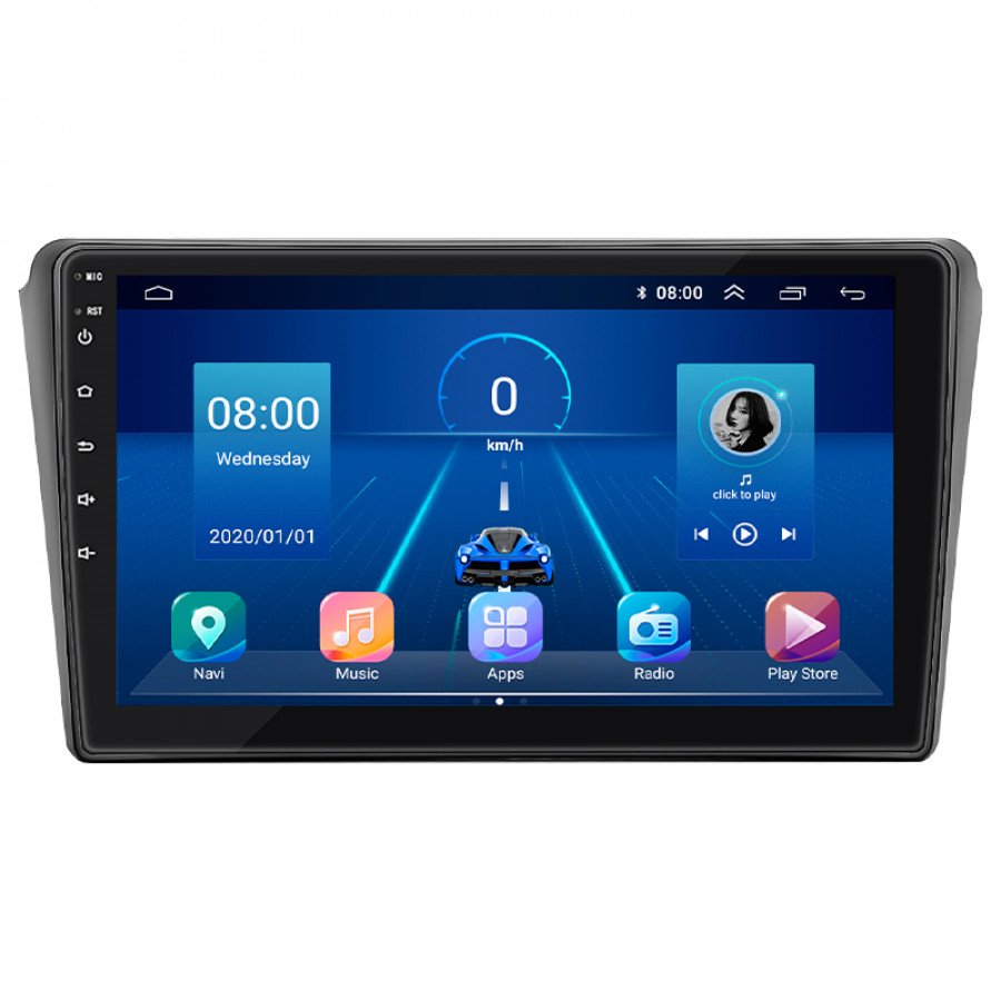 Штатная магнитола Lesko для Toyota Avensis II 2003-2006 экран 9" 2/32Gb Wi-Fi GPS Base