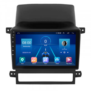Штатная магнитола Lesko для Chevrolet Captiva I 2006-2011 экран 9" 6/128Gb 4G Wi-Fi GPS Top