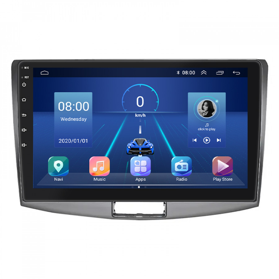 Штатная магнитола Lesko для Volkswagen Passat B6 2005-2010 экран 10" 2/32Gb 4G Wi-Fi GPS Top