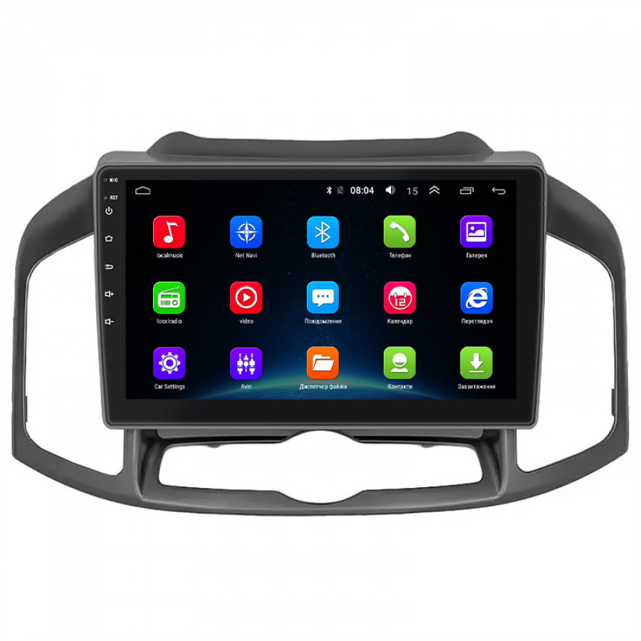 Штатная магнитола Lesko для Chevrolet Captiva I Рестайлинг 2 2013-2016 экран 10" 2/32Gb Wi-Fi GPS Base