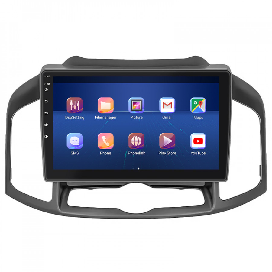 Штатная магнитола Lesko для Chevrolet Captiva I Рестайлинг 2 2013-2016 экран 10" 4/32Gb 4G Wi-Fi GPS Top
