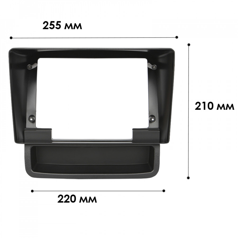 Переходная рамка Nissan Primastar 2011-2015 Opel Vivaro 2011-2014 Renault Trafic II 2011-2014 (7735) 10.1