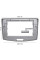 Переходная рамка Volkswagen Passat (B6, B7) 2005-2014 CC 2012-2018 (3409) 10"
