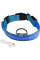 Светодиодный LED ошейник USB светящийся для собак и котов Blue S