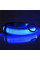 Светодиодный LED ошейник USB светящийся для собак и котов Blue XS