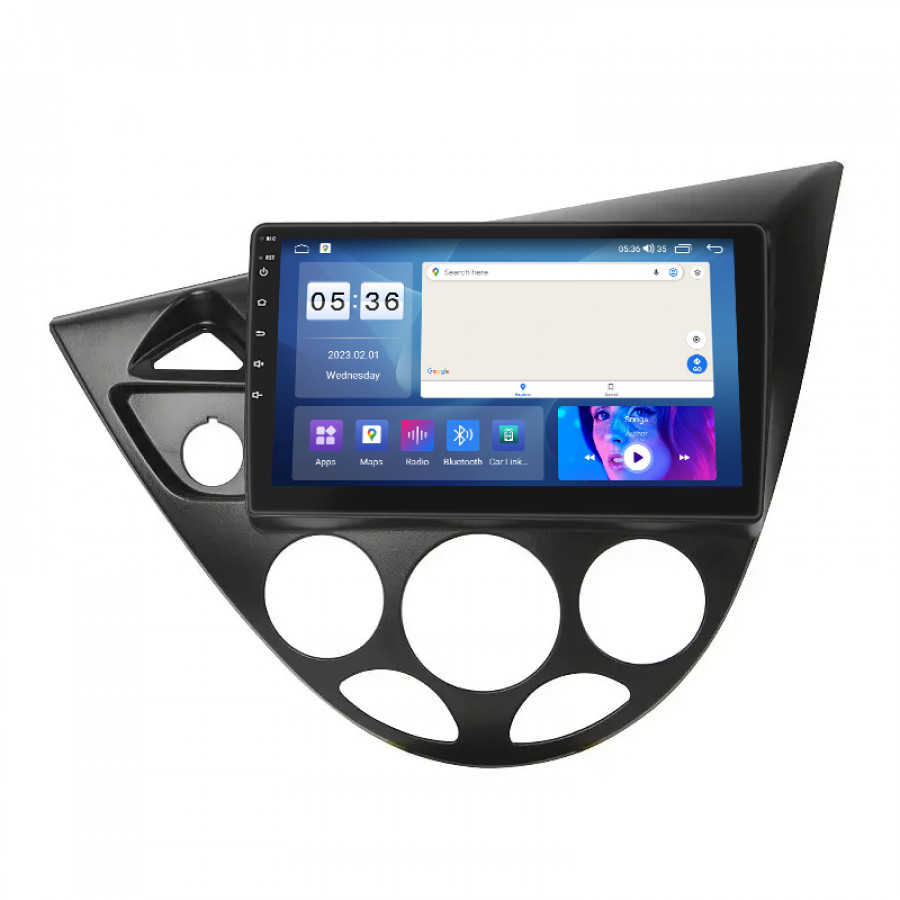 Штатная магнитола Lesko для Ford Focus I 1998-2001 экран 9" 2/32Gb CarPlay 4G Wi-Fi GPS Prime