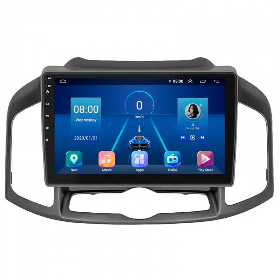 Штатная магнитола Lesko для Chevrolet Captiva I Рестайлинг 3 2015-2018 экран 10" 6/128Gb 4G Wi-Fi GPS Top