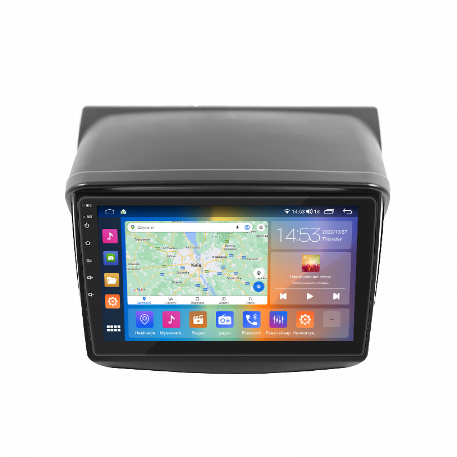 Штатная магнитола Lesko для Mitsubishi Challenger II 2008-2013 экран 9" 4/64Gb CarPlay 4G Wi-Fi GPS Prime