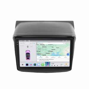Штатная магнитола Lesko для Mitsubishi Challenger II 2008-2013 экран 9" 4/64 QLED CarPlay 4G Wi-Fi GPS 360 Prime