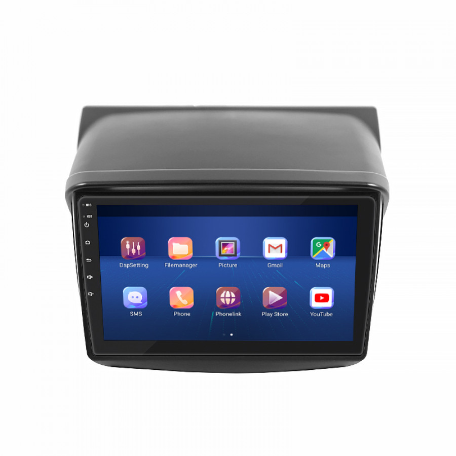 Штатная магнитола Lesko для Mitsubishi L200 IV Рестайлинг 2013-2015 экран 9" 2/32Gb 4G Wi-Fi GPS Top