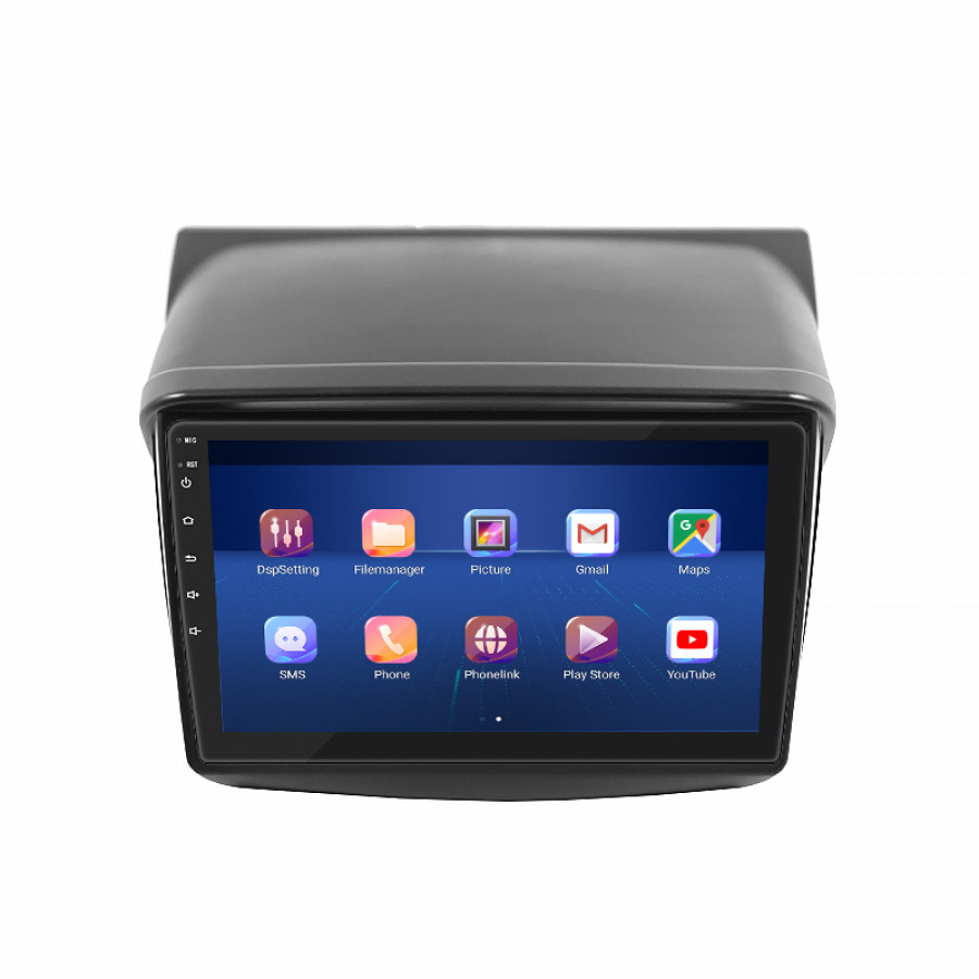 Штатная магнитола Lesko для Mitsubishi L200 IV Рестайлинг 2013-2015 экран 9" 4/64Gb 4G Wi-Fi GPS Top