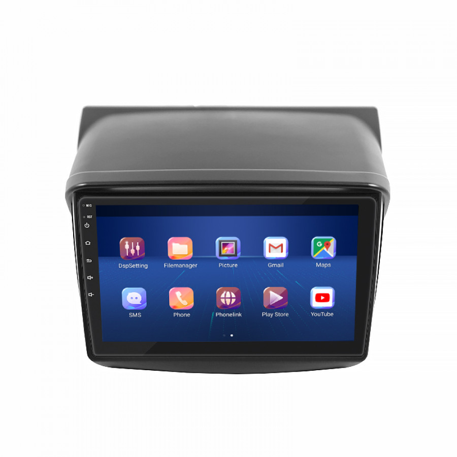 Штатная магнитола Lesko для Mitsubishi L200 IV Рестайлинг 2013-2015 экран 9" 6/128Gb 4G Wi-Fi GPS Top