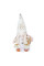 Новогодняя игрушка Рождественский Гном светящийся А9-10 32*10 с подарком White