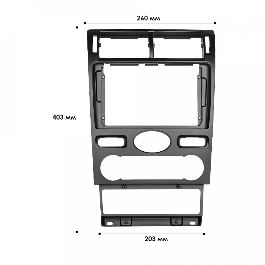 Переходная рамка Ford Mondeo 2002-2007 (7595) 9"