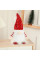 Новогодняя игрушка Рождественский Гном A1 светящийся 30*10 Red