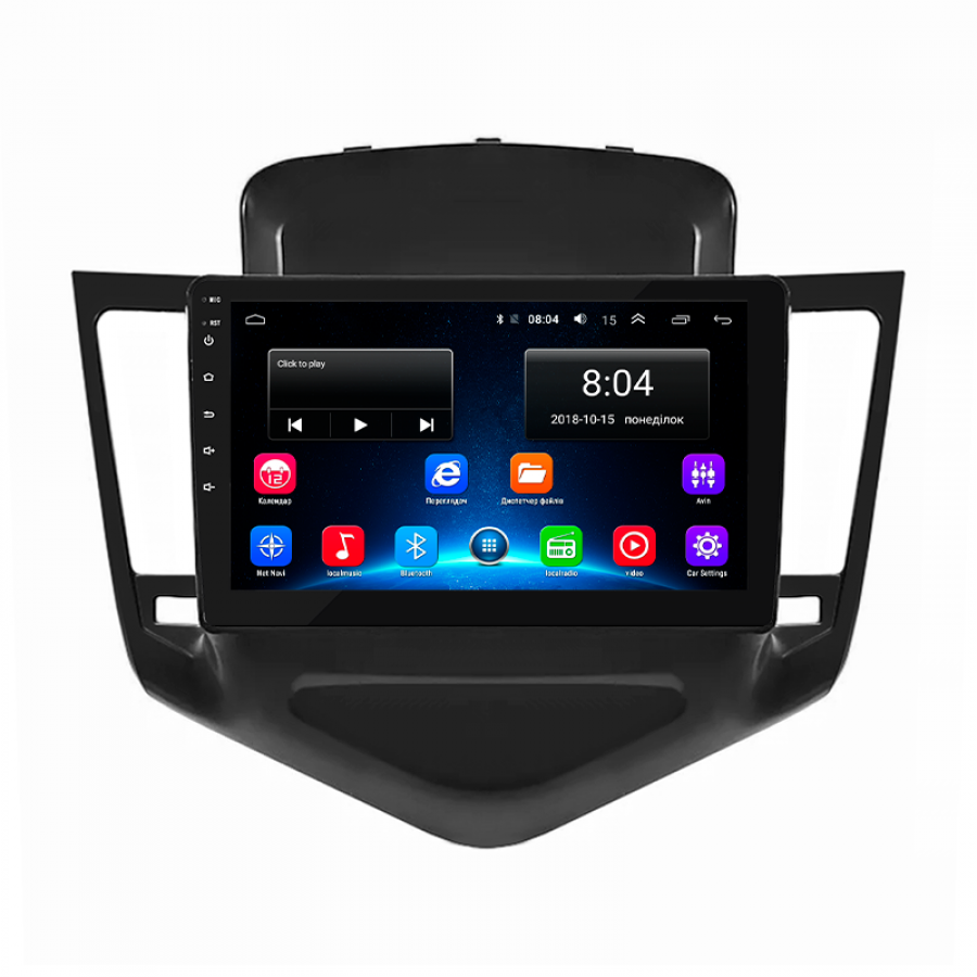 Штатная магнитола Lesko для Chevrolet Cruze I 2008-2012 экран 9" 2/32Gb Wi-Fi GPS Base