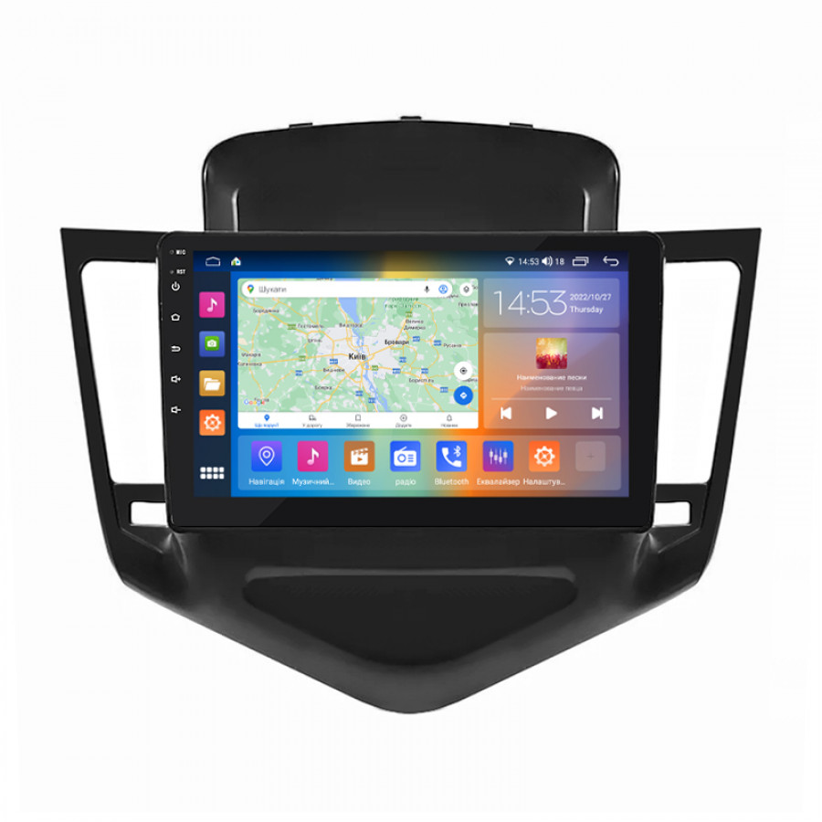 Штатная магнитола Lesko для Chevrolet Cruze I 2008-2012 экран 9" 2/32Gb CarPlay 4G Wi-Fi GPS Prime