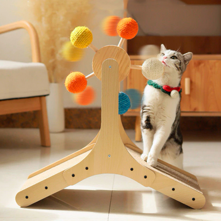 Игрушка когтеточка для кошек Taotaopet Y0035 игровой центр колесо обозрения