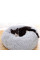 Лежак пуфик для котов собак круглый 552201 S Grey
