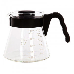 Сервер Ecocoffeetools S600 600 мл графин для приготовления кофе заварник для пуровера стеклянный Black