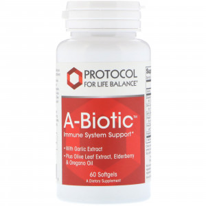 Формула для підтримки імунної системи, A-Biotic, Protocol for Life Balance, 60 капсул