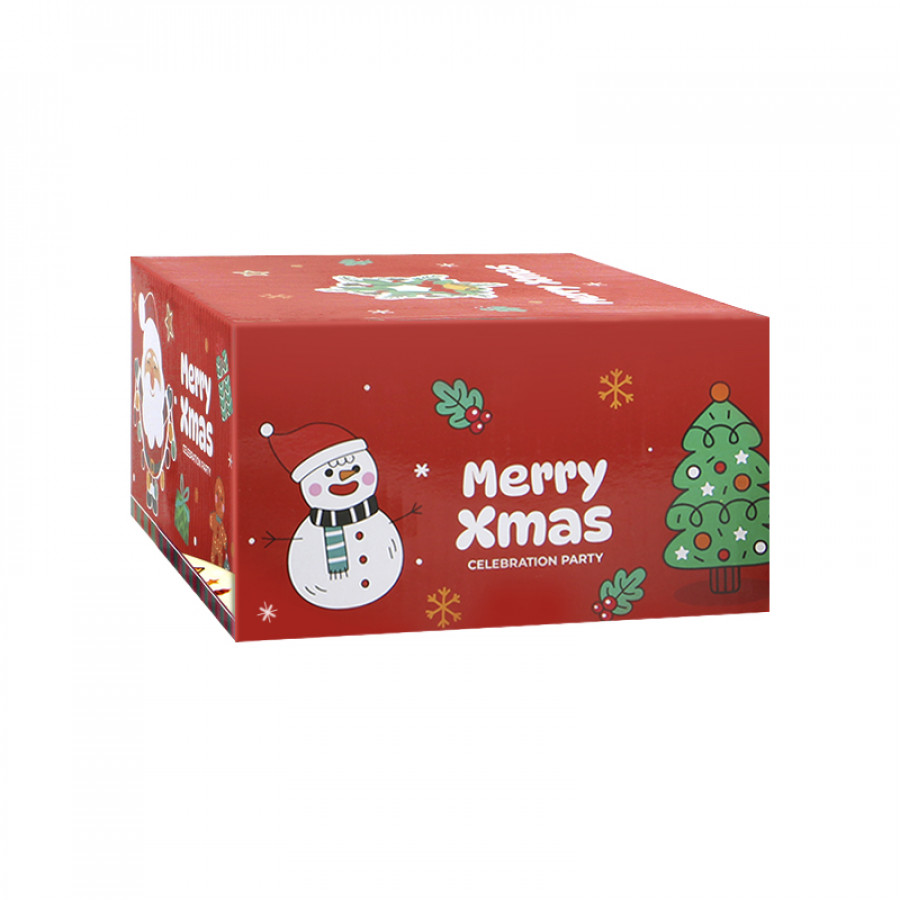 Рождественская чашка "Merry Christmass" Санта-Клаус JJX005 кружка с блюдцем с ложечкой новогодняя в подарочной упаковке Green