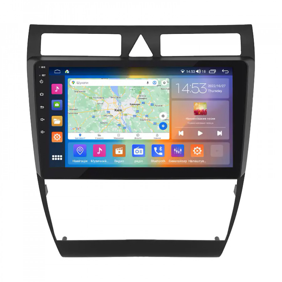 Штатная магнитола Lesko для Audi A6 allroad I (C5) 2000-2006 экран 9" 4/64Gb CarPlay 4G Wi-Fi GPS Prime