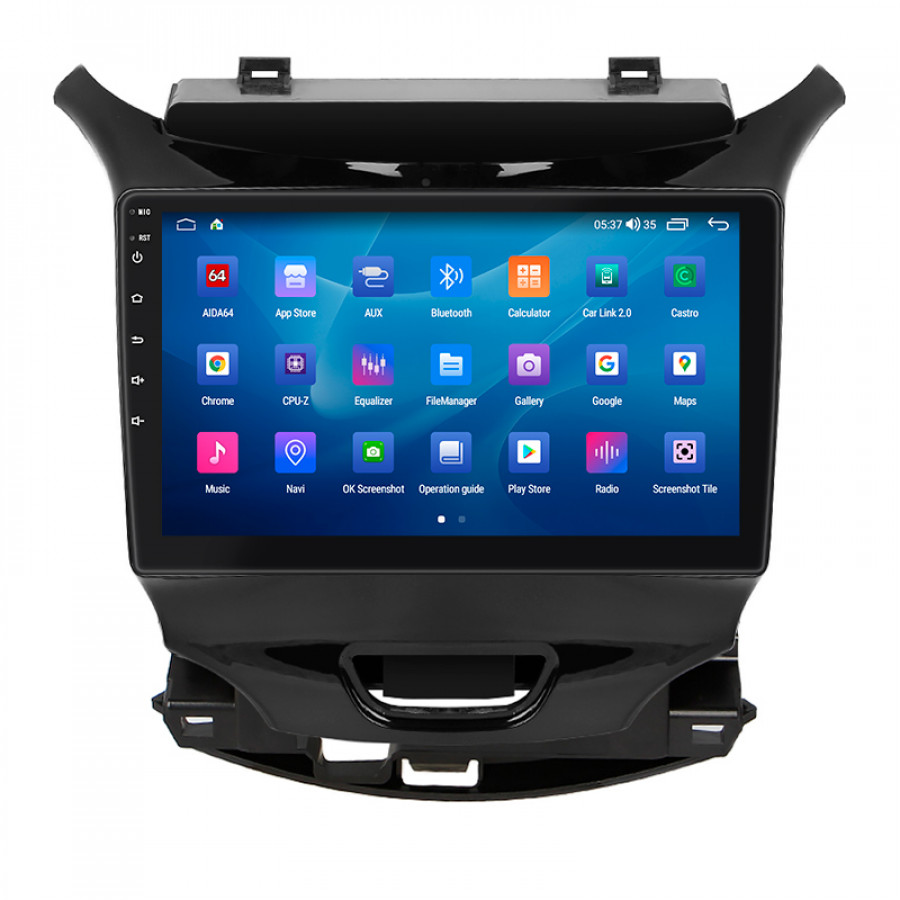 Штатная магнитола Lesko для Chevrolet Cruze II 2015-н.в. экран 9" 2/32Gb CarPlay 4G Wi-Fi GPS Prime