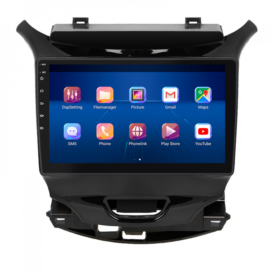 Штатная магнитола Lesko для Chevrolet Cruze II 2015-н.в. экран 9" 6/128Gb 4G Wi-Fi GPS Top