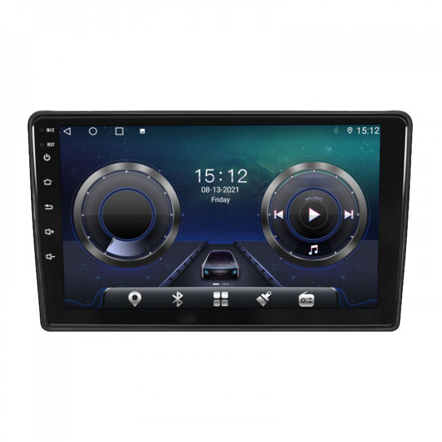 Штатная магнитола Lesko для Citroen C3 I 2002-2006 экран 9" 4/32Gb 4G Wi-Fi GPS Top