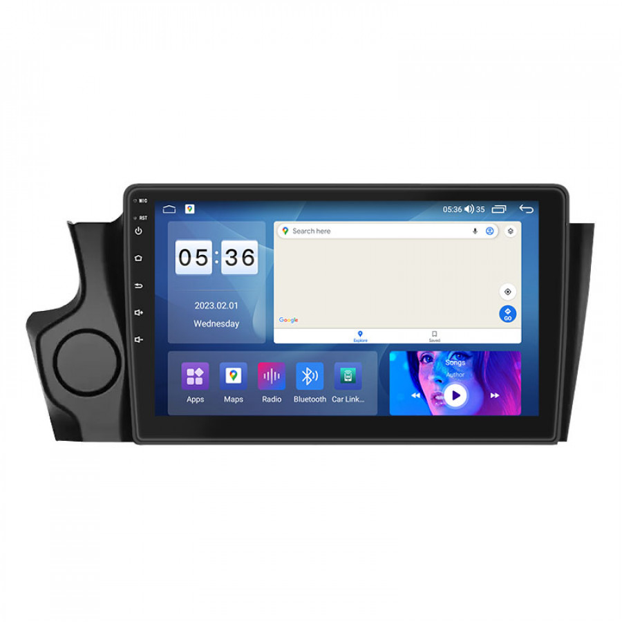 Штатная магнитола Lesko для Citroen DS5 Manual AC 2012-2015 экран 9" 4/64Gb CarPlay 4G Wi-Fi GPS Prime